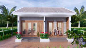 Small House Design 23x23 Feet 7x7 Meter