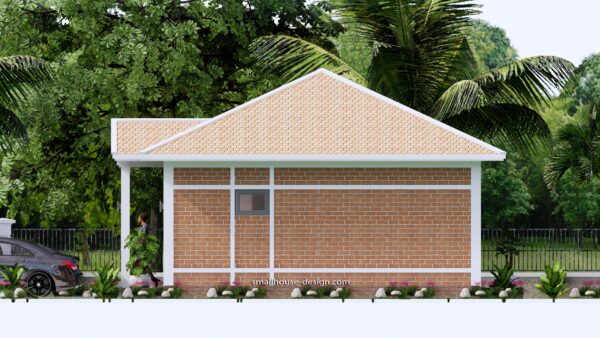 Small House Plans 7x7M with One Beds Full Layout - Small House Design Plan